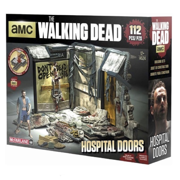 The Walking Dead Hospital Doors Building Set - Picture 1 of 3
